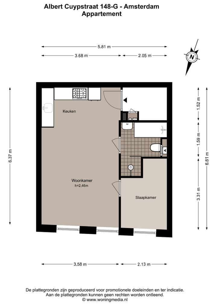 Foto 14 van Albert Cuypstraat 148-G