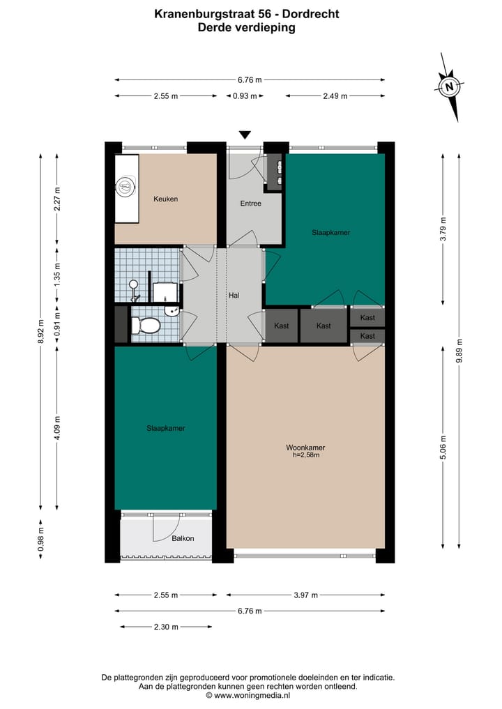 Foto 35 van Kranenburgstraat 56