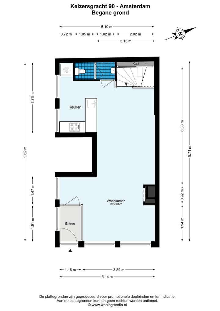 Foto 24 van Keizersgracht 90-H