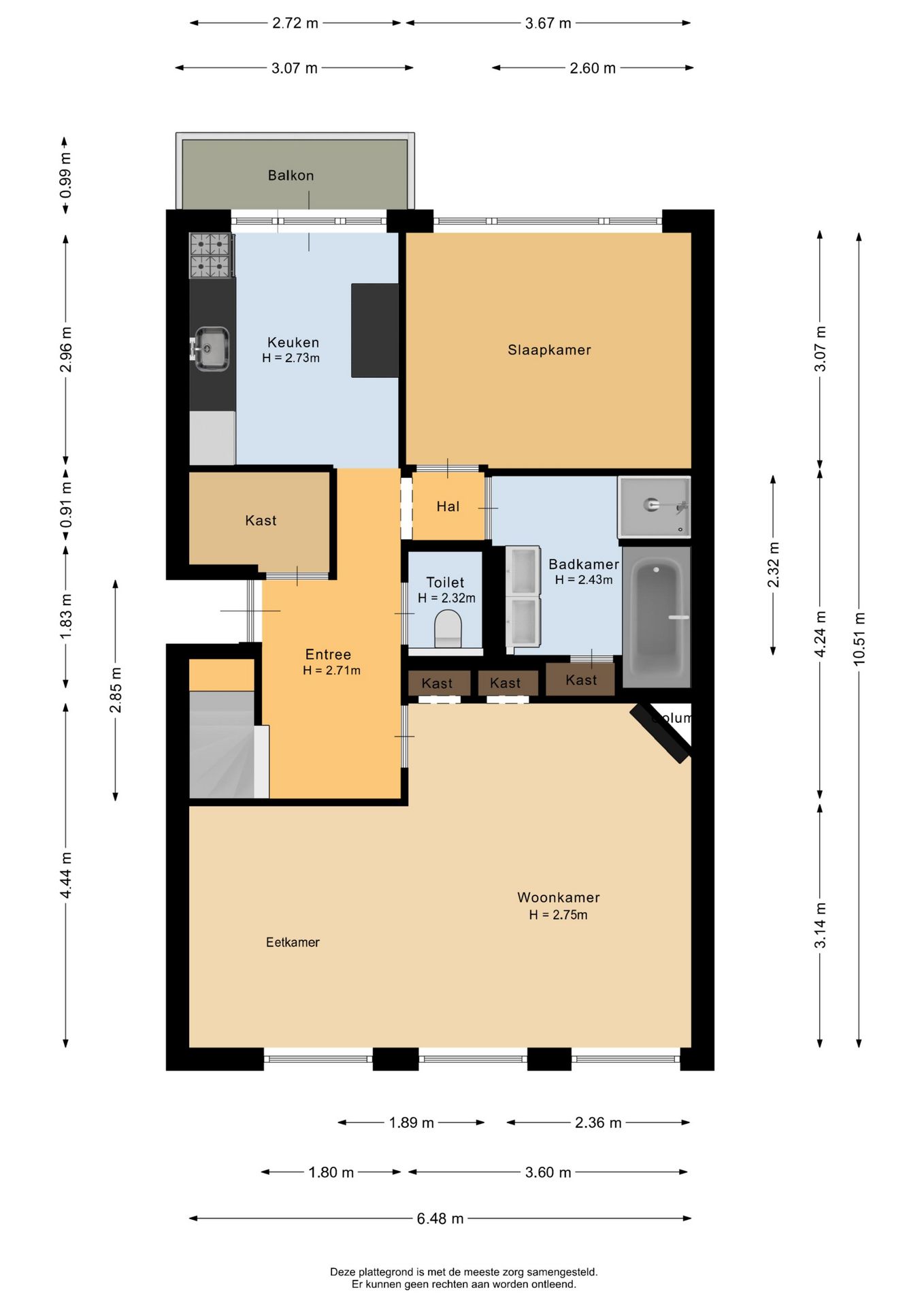 Foto 30 van Sonmansstraat 130-A01
