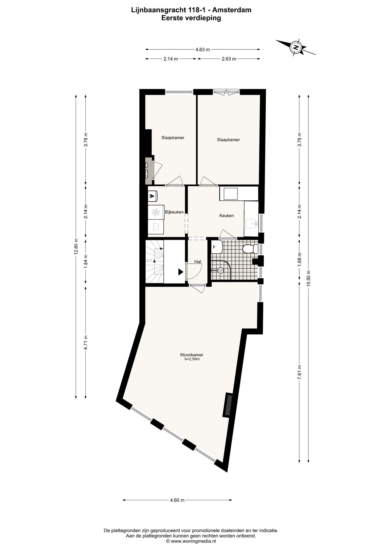 Foto 24 van Lijnbaansgracht 118-1