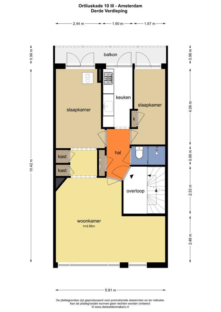 Foto 20 van Orteliuskade 10-3