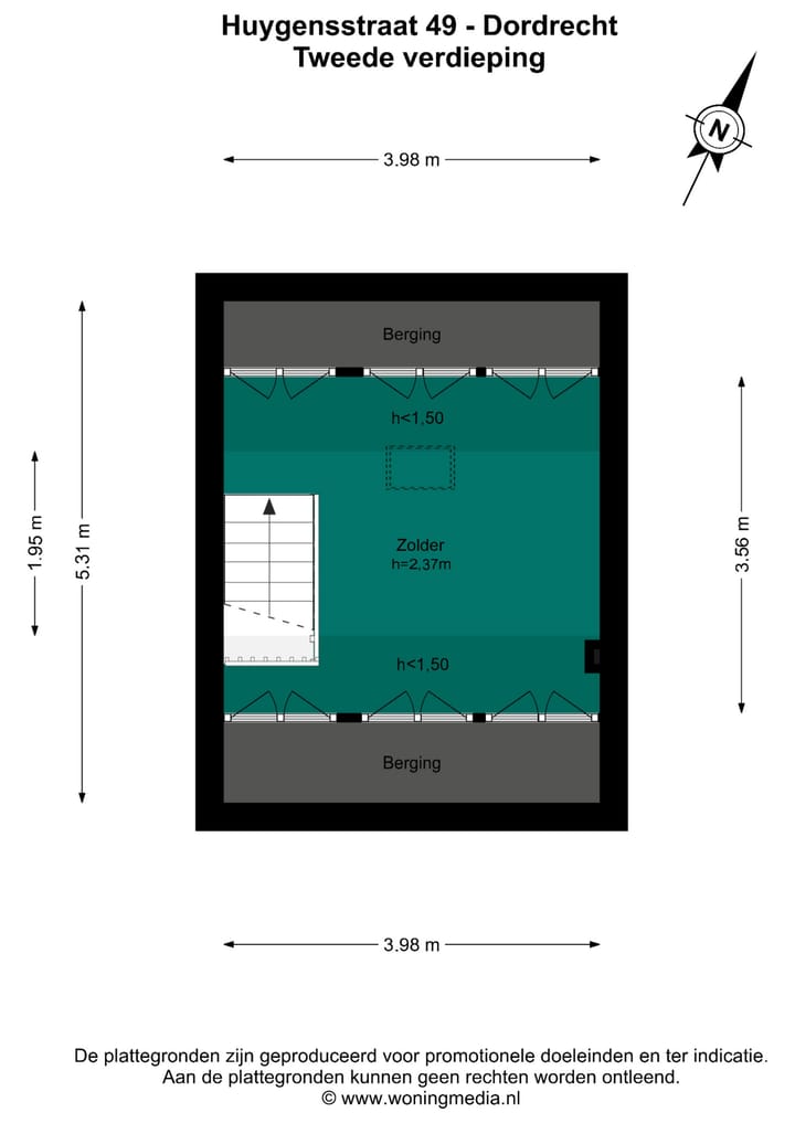 Foto 40 van Huygensstraat 49