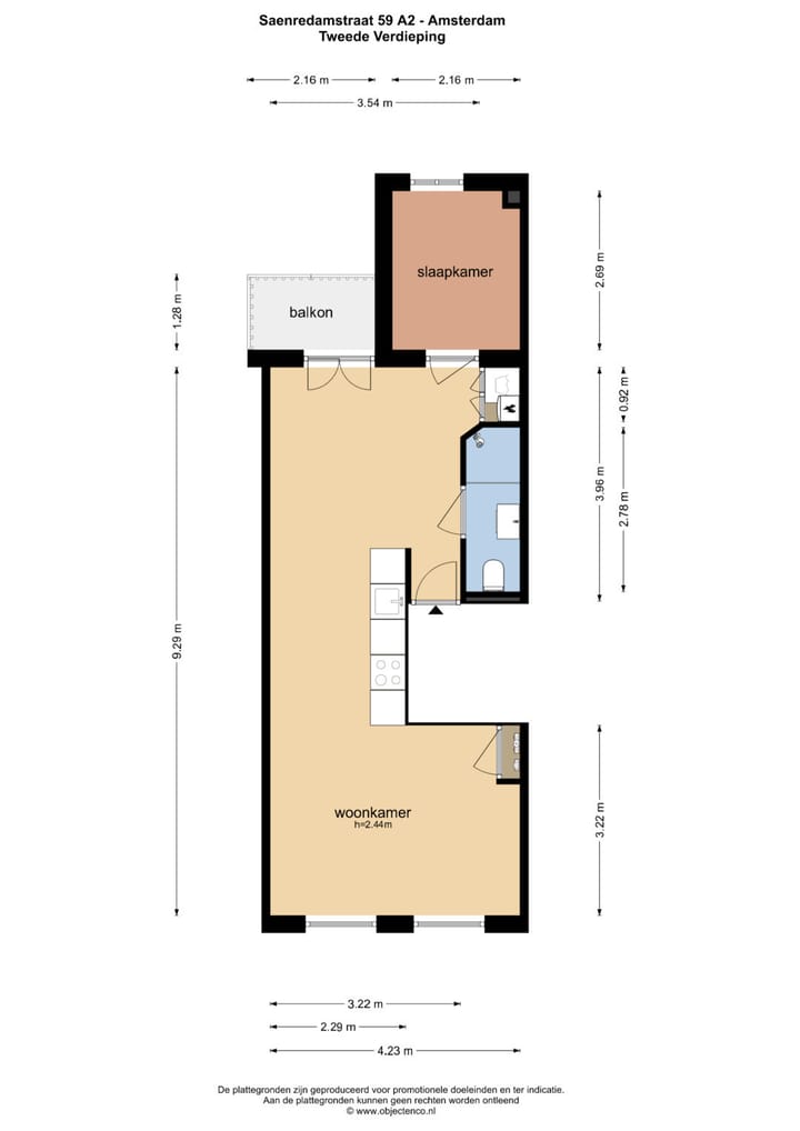 Foto 27 van Saenredamstraat 59-A2