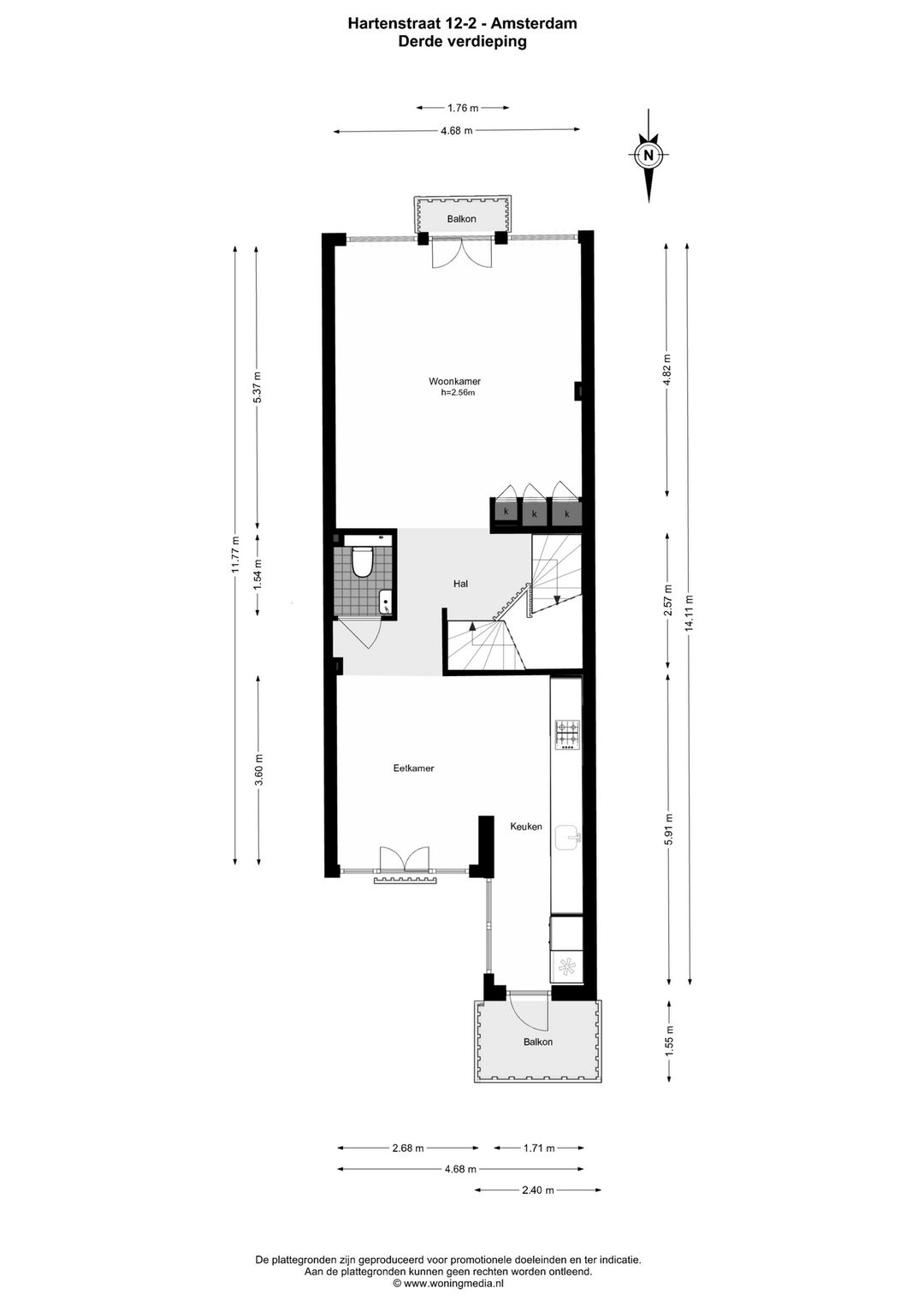 Foto 38 van Hartenstraat 12-2