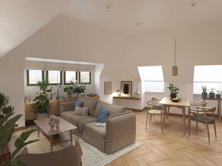 Foto van Hoekappartement Portiekflat