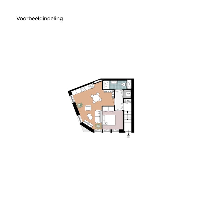 Foto 5 van Start appartement (BR41B)