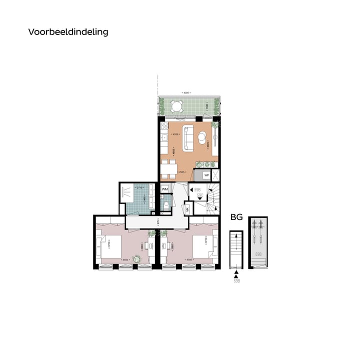 Foto 7 van Bajonetwoning (BR57B)