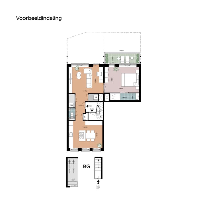 Foto 7 van Bajonetwoning (BR53B)