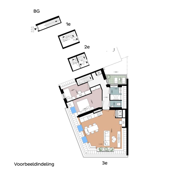 Foto 6 van Hoekappartement (BR41D)