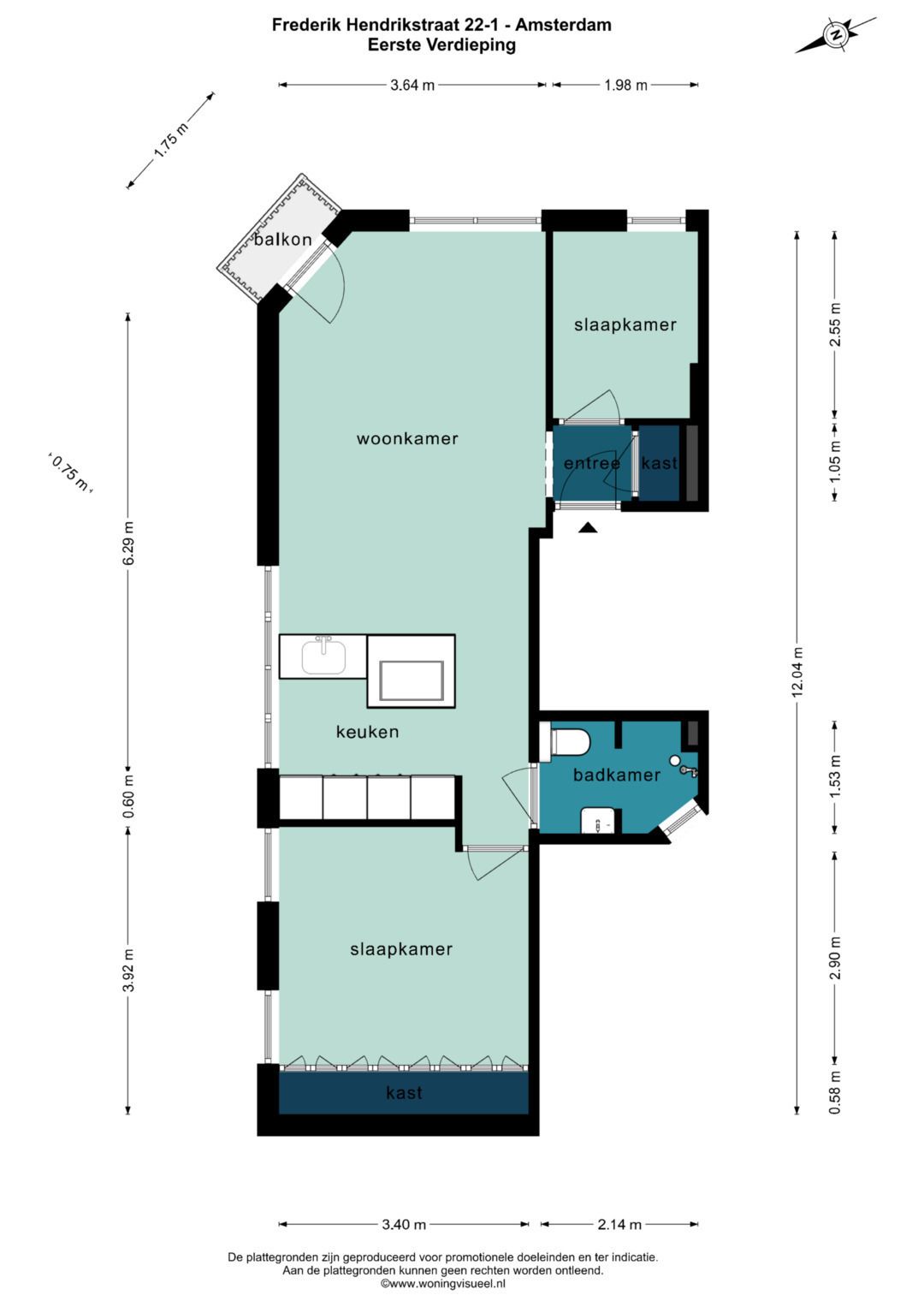 Foto 37 van Frederik Hendrikstraat 22-1