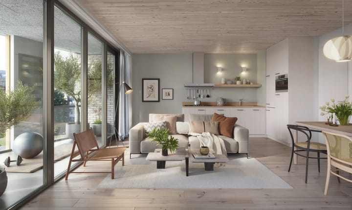 Foto 10 van Type C Diep 3 kamer appartement