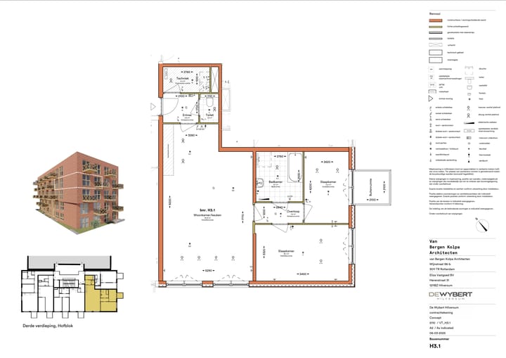Foto 4 van Type B Hof Appartement (Bouwnr. H3.1)