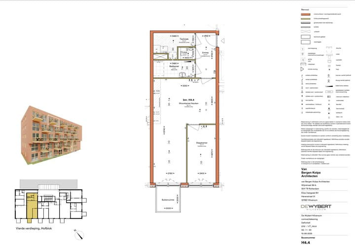 Photo 3 of Type E Hof Appartement (Bouwnr. H4.4)