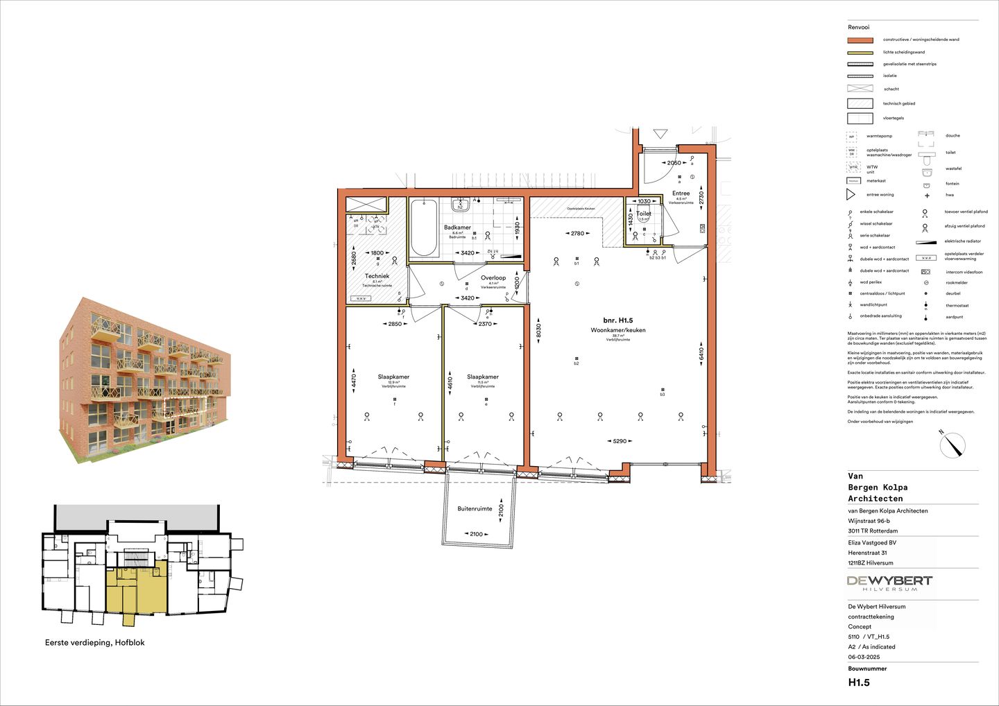 Foto 4 van Type F Hof Appartement (Bouwnr. H1.5)
