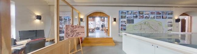 View 360° photo of informatiehuisdekrijgsman of De Krijgsman Muiden - De Eilanden Rietgedekte Villa's