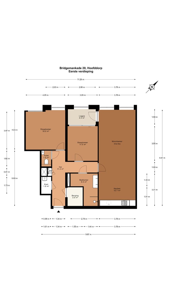 Foto 29 van Bridgemankade 20