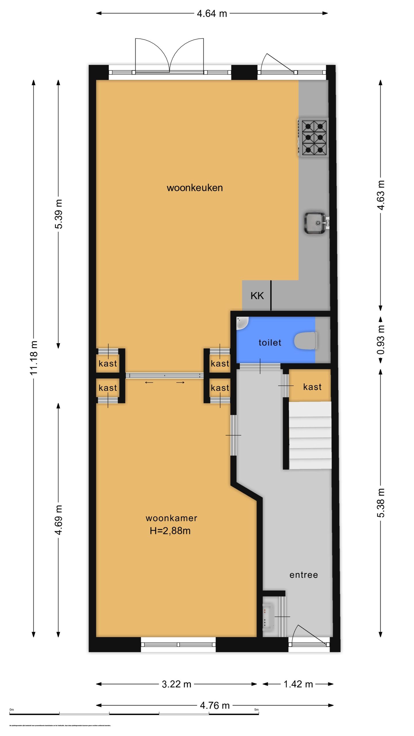 Foto 50 van Bussummerstraat 32-A