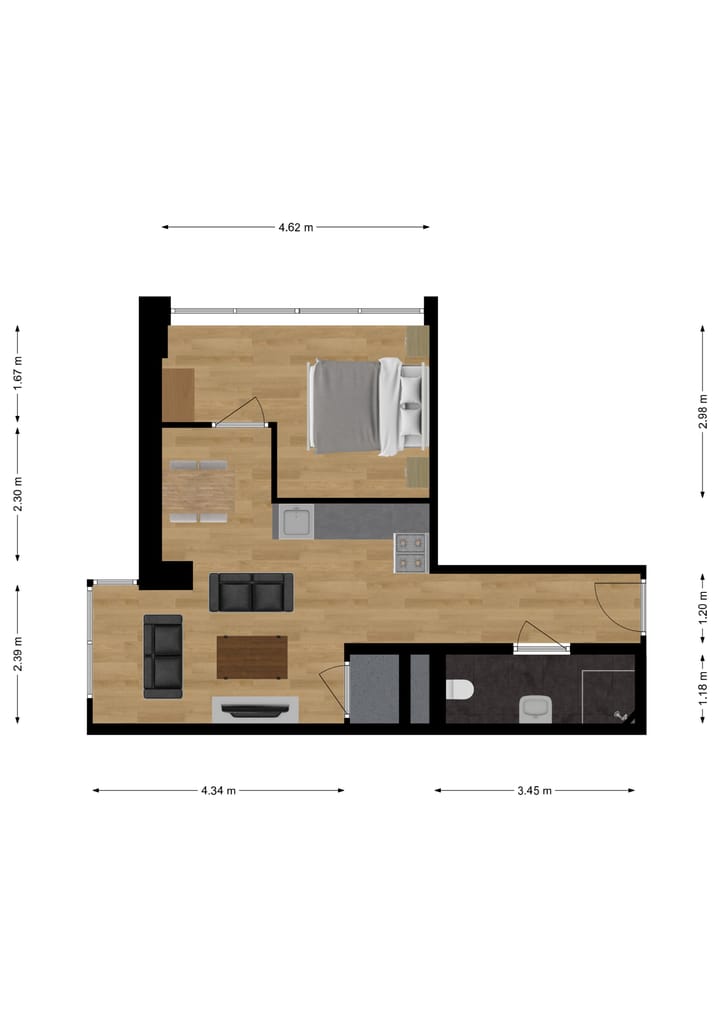 Foto 3 van Burgemeester Verwielstraat 2-C12