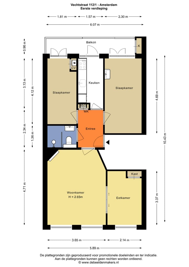 Foto 24 van Vechtstraat 112-1