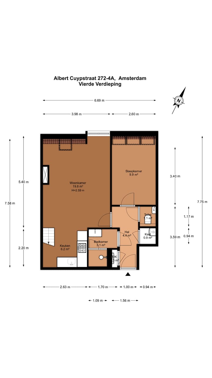 Photo 28 of Albert Cuypstraat 272-4B