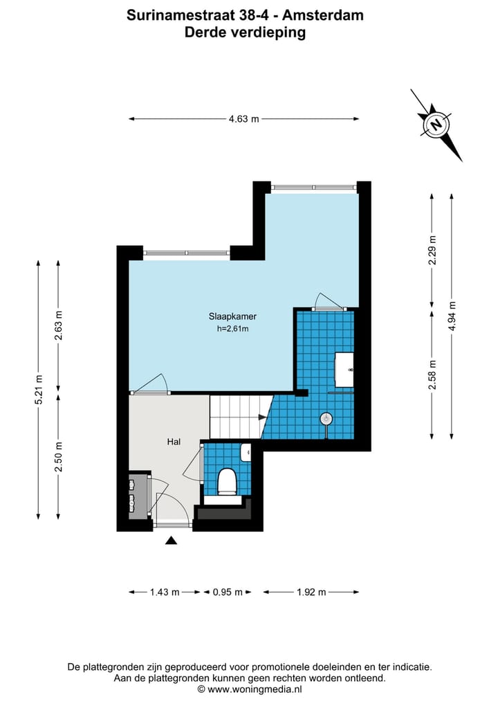 Foto 24 van Surinamestraat 38-4