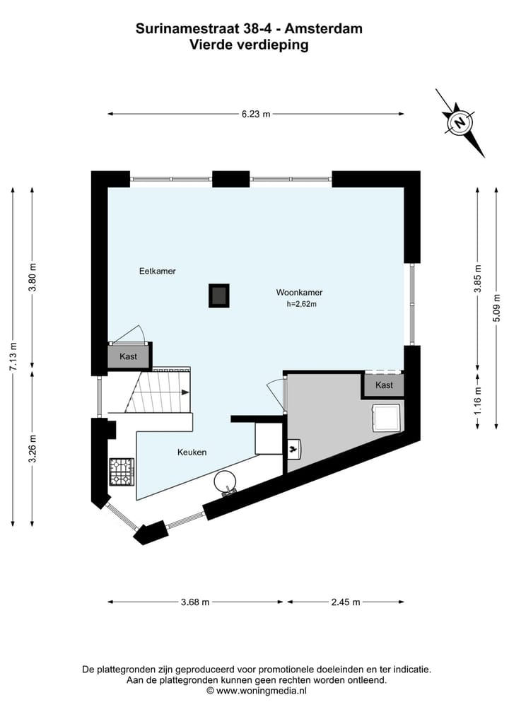 Foto 25 van Surinamestraat 38-4