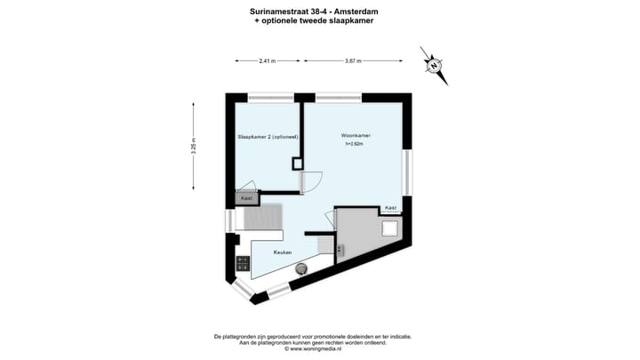 Foto 26 van Surinamestraat 38-4