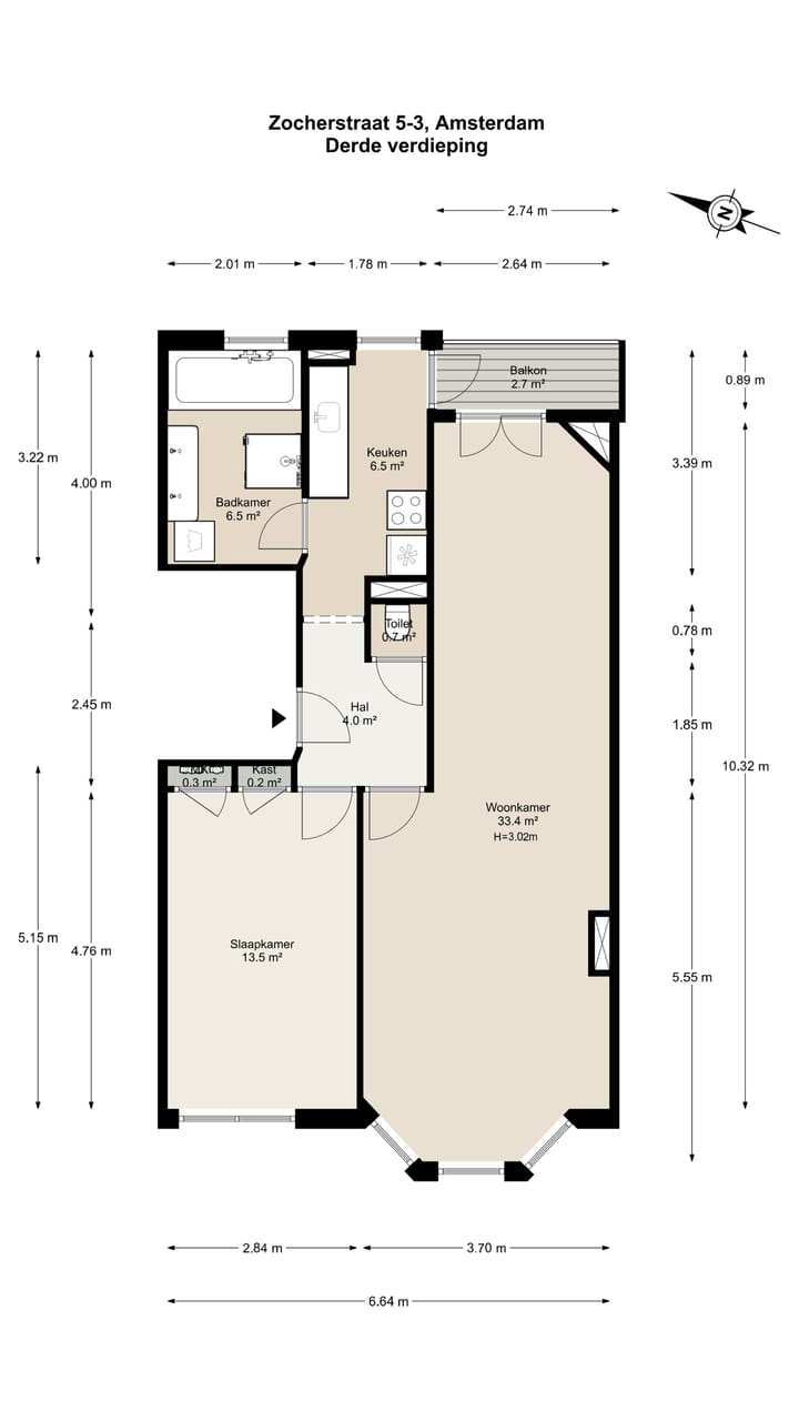 Foto 21 van Zocherstraat 5-3