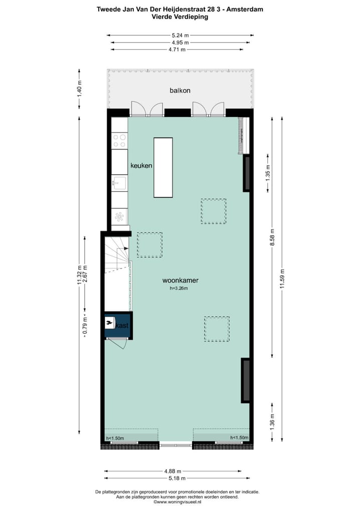 Foto 34 van Tweede Jan van der Heijdenstraat 28-3