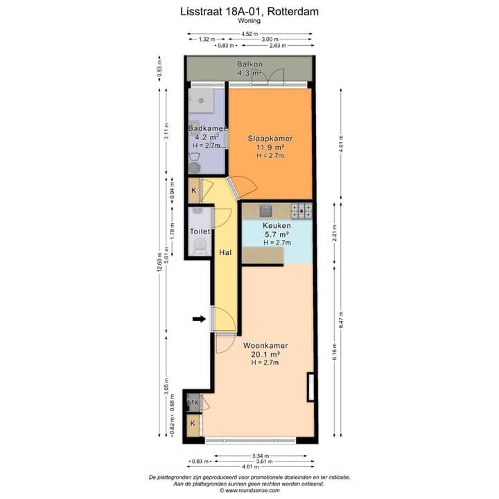 Foto 27 van Lisstraat 18-A01