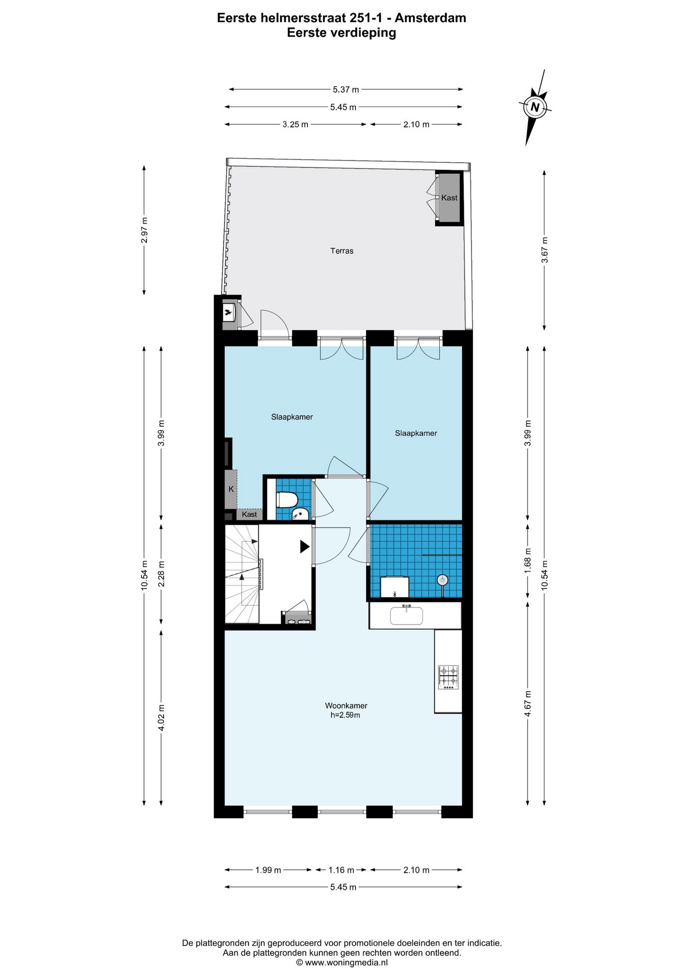 Foto 19 van Eerste Helmersstraat 251-1
