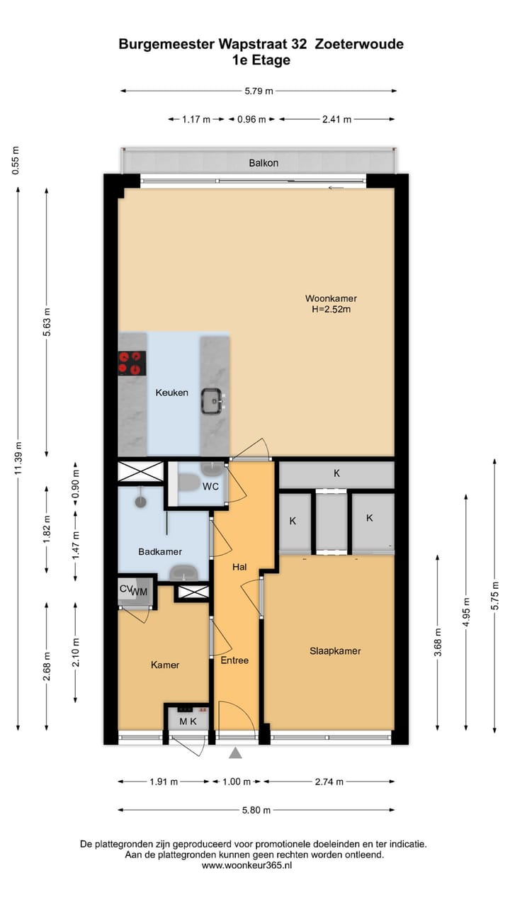 Foto 32 van Burgemeester Wapstraat 32