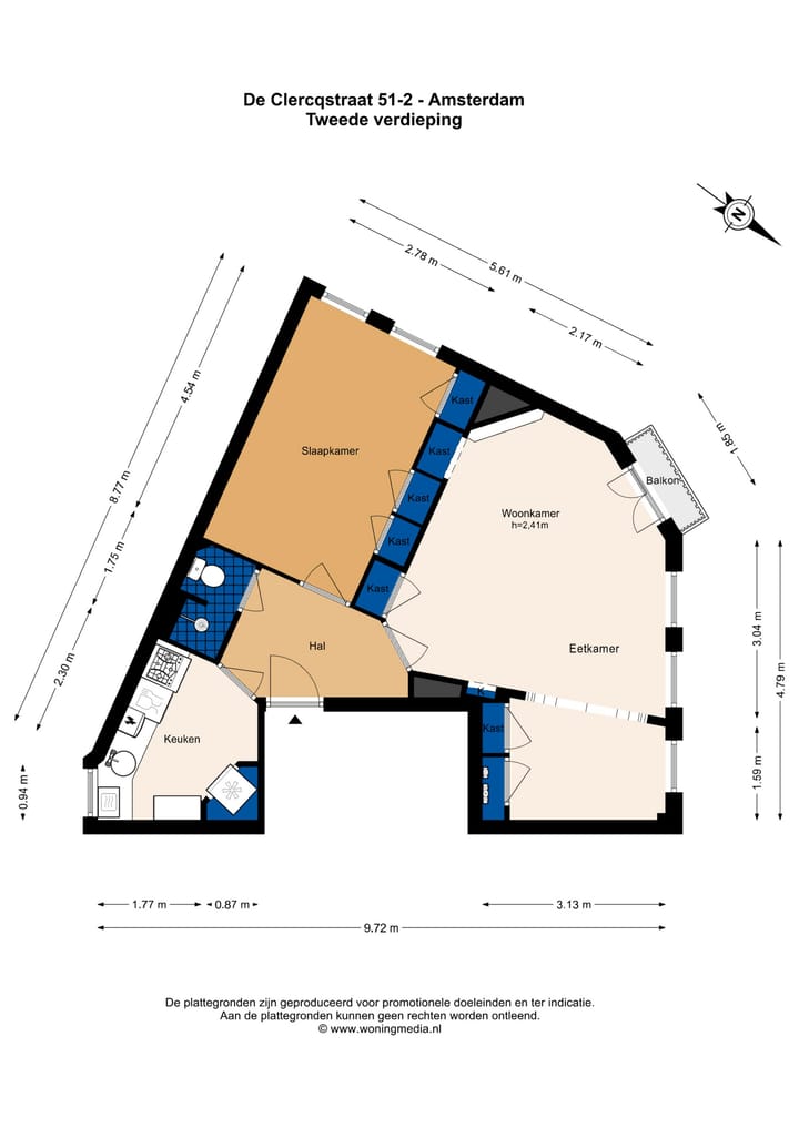 Foto 24 van De Clercqstraat 51-2