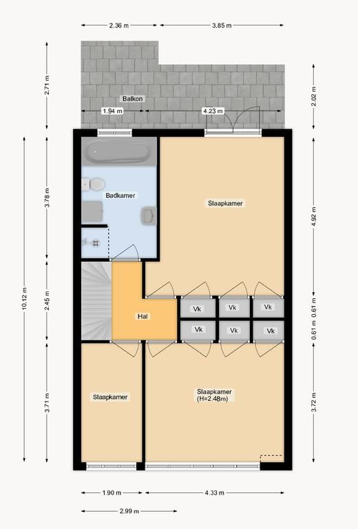 Foto 49 van Nachtegaalstraat 43-BS