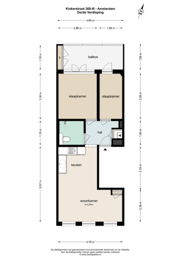 Foto 35 van Kinkerstraat 368-3