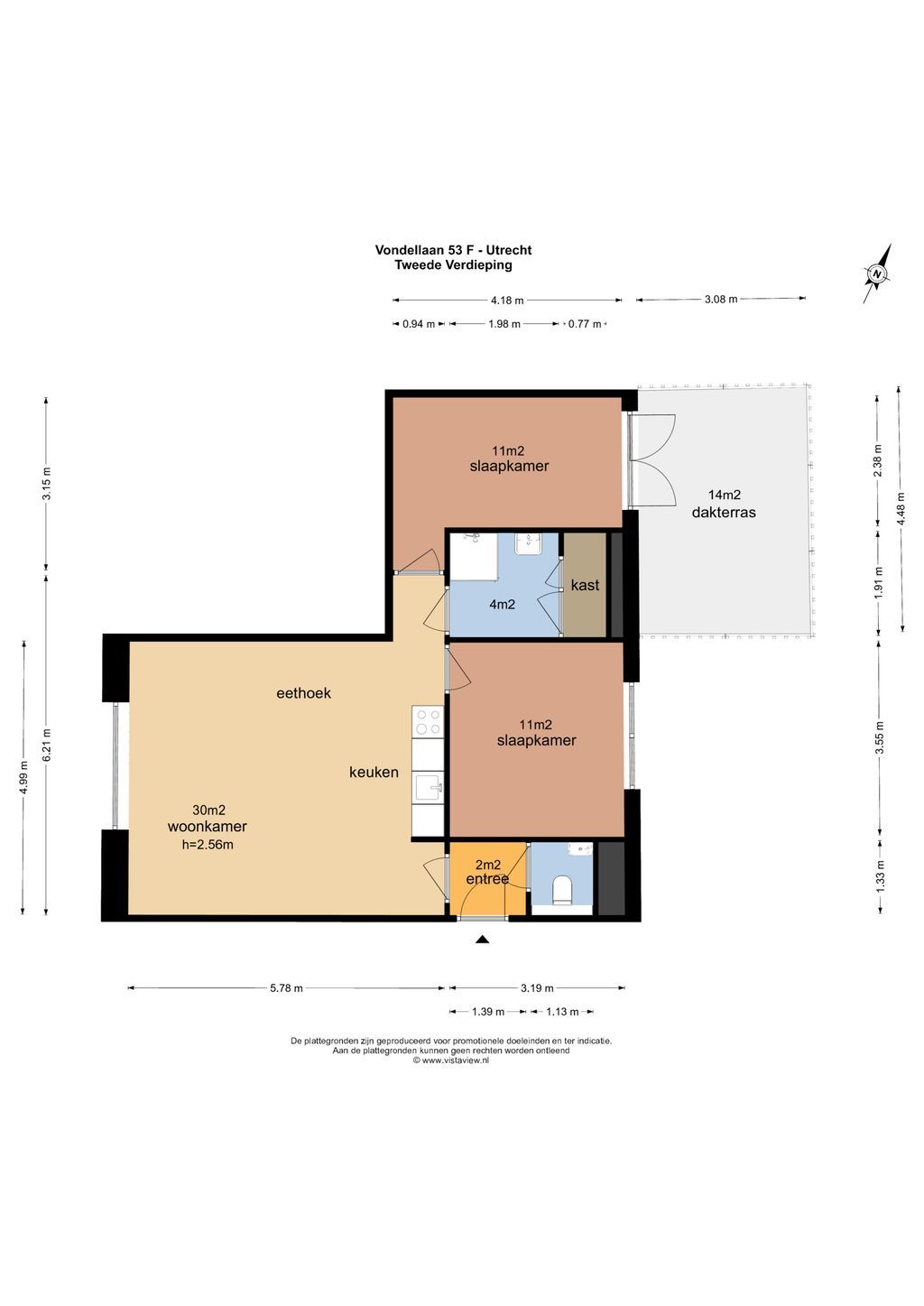 Foto 30 van Vondellaan 53-F