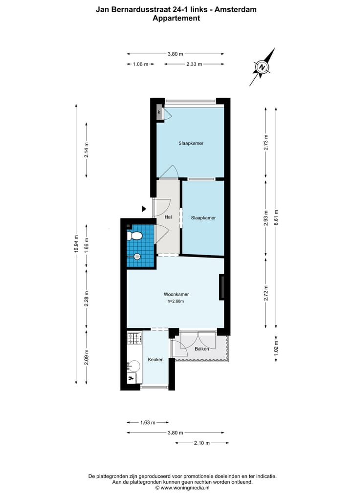 Foto 17 van Jan Bernardusstraat 24-1L