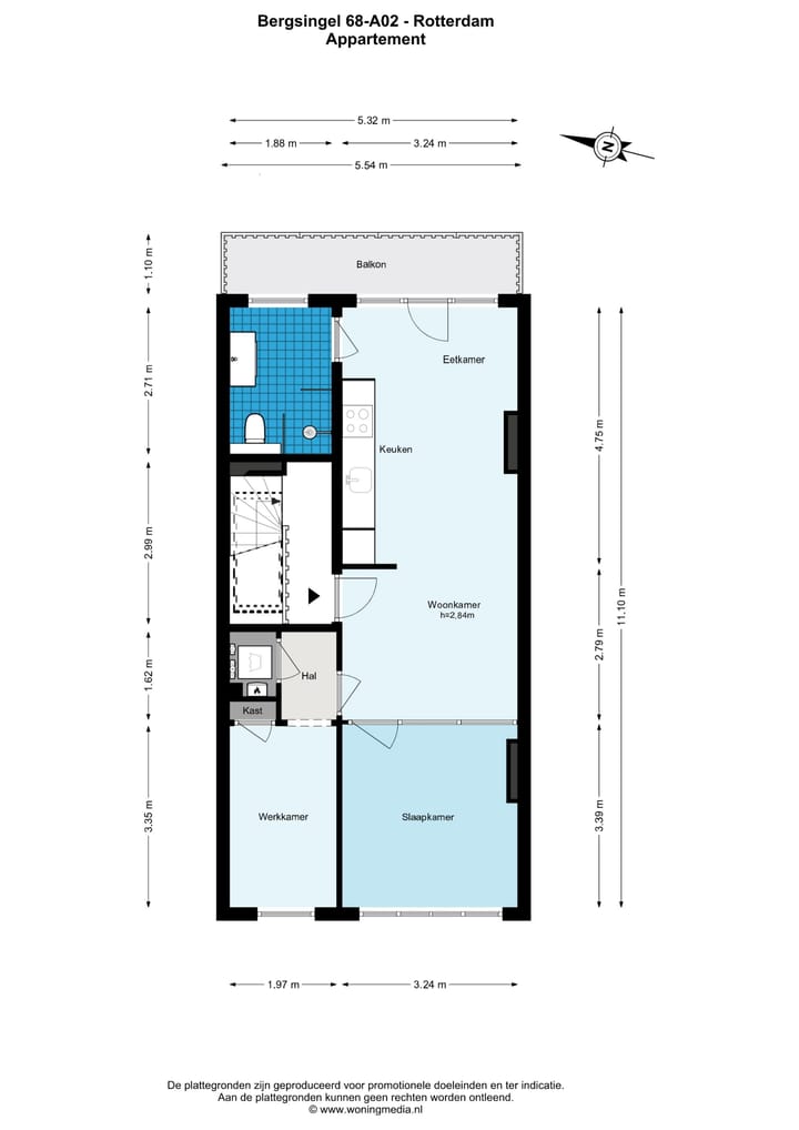 Foto 25 van Bergsingel 68-A02