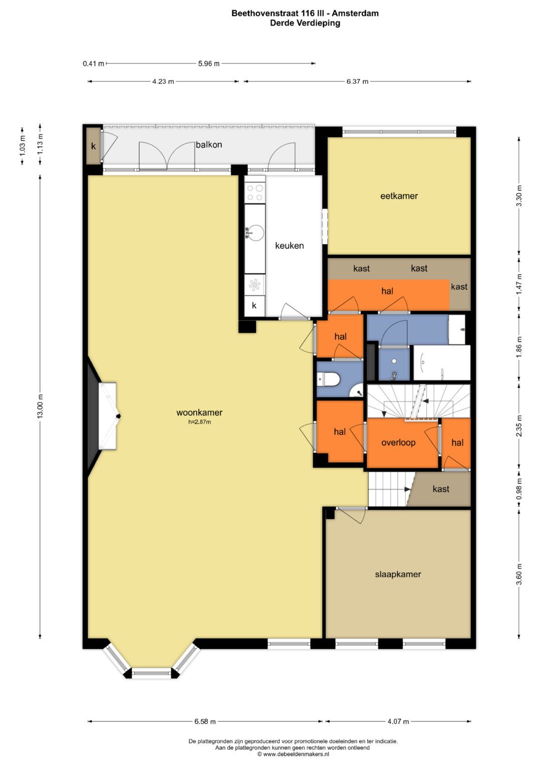 Foto 34 van Beethovenstraat 116-3