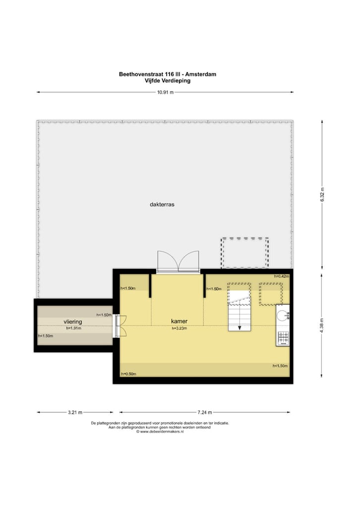 Foto 40 van Beethovenstraat 116-3