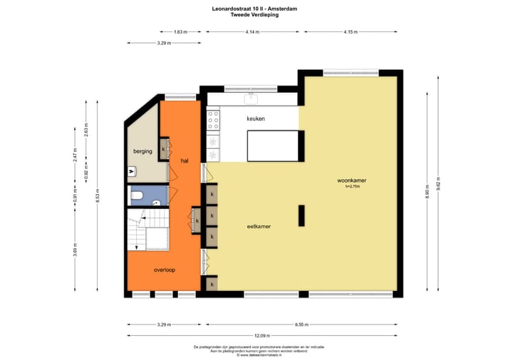 Foto 40 van Leonardostraat 10-2