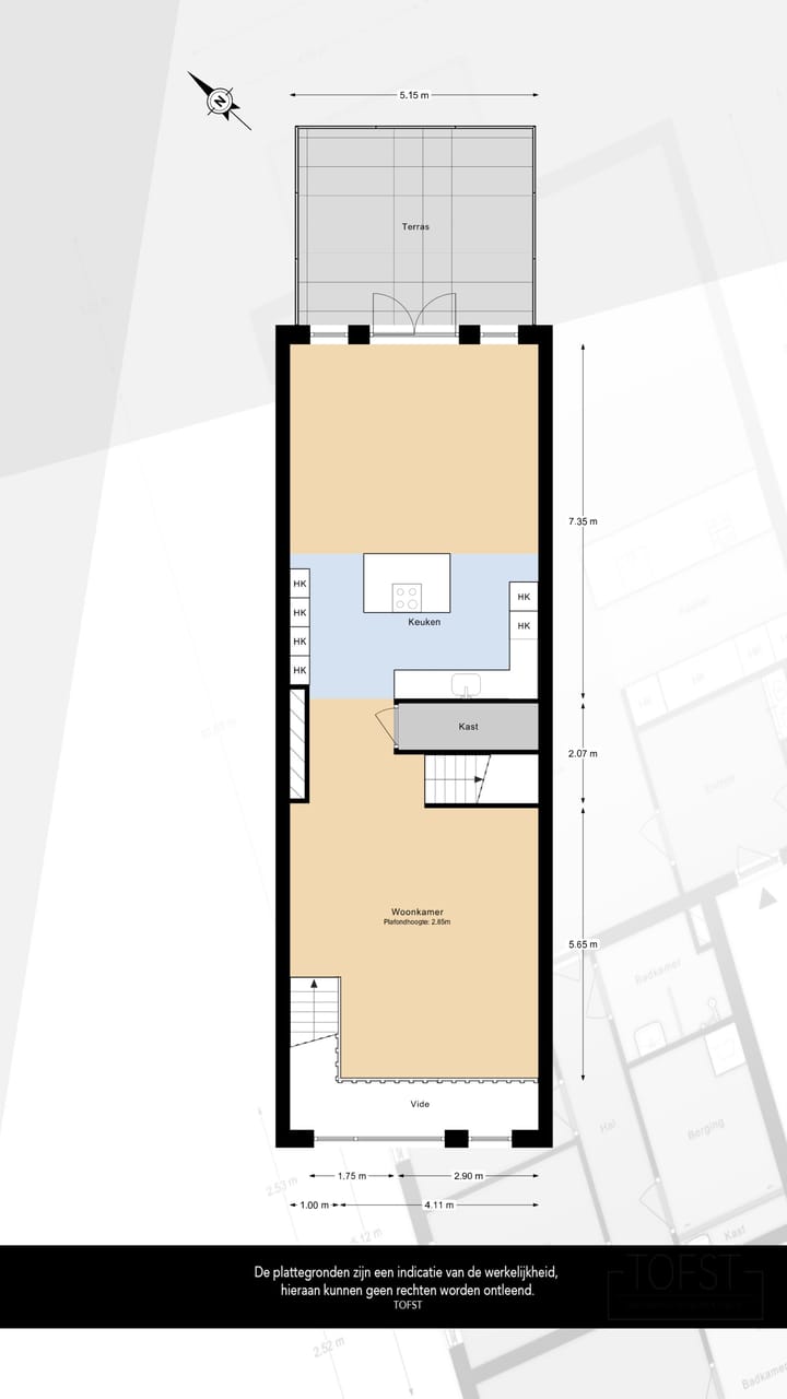 Foto 11 van tussenwoning (Bouwnr. 2)