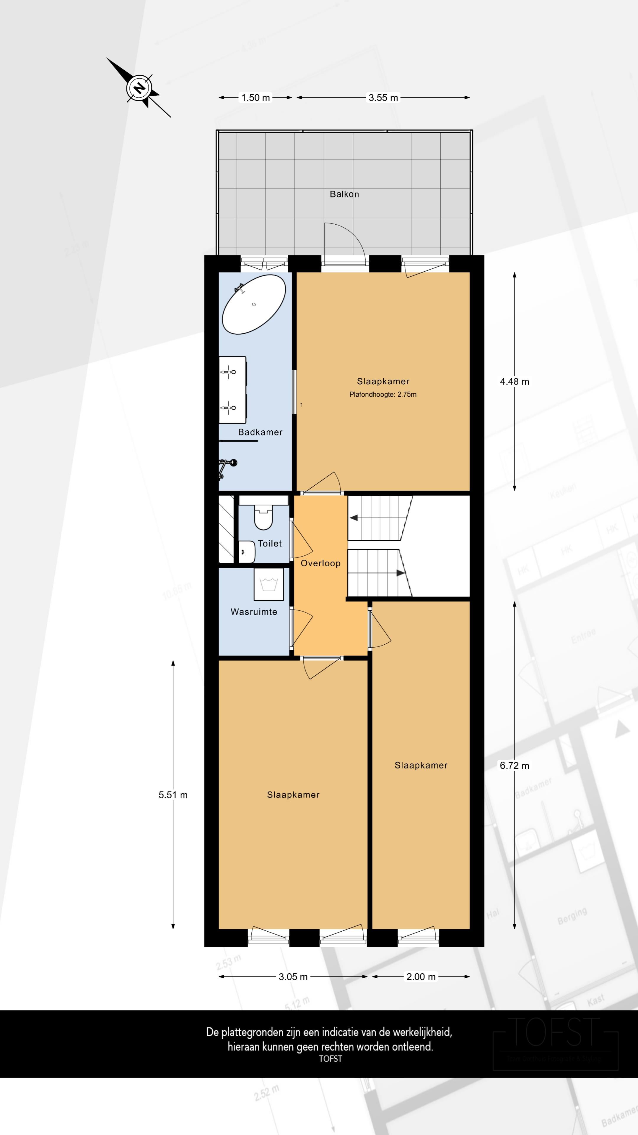 Foto 12 van tussenwoning (Bouwnr. 2)