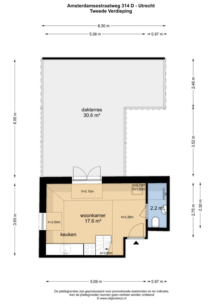Foto 11 van Amsterdamsestraatweg 314-D