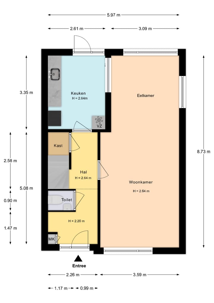 Foto 39 van Voltairestraat 30