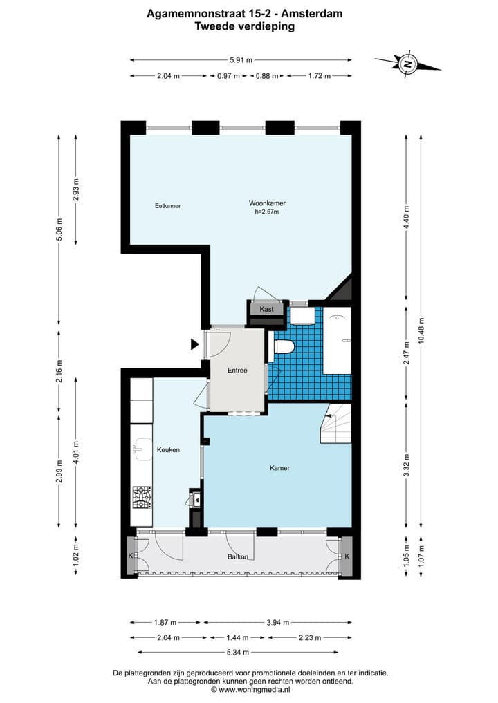 Foto 28 van Agamemnonstraat 15-2