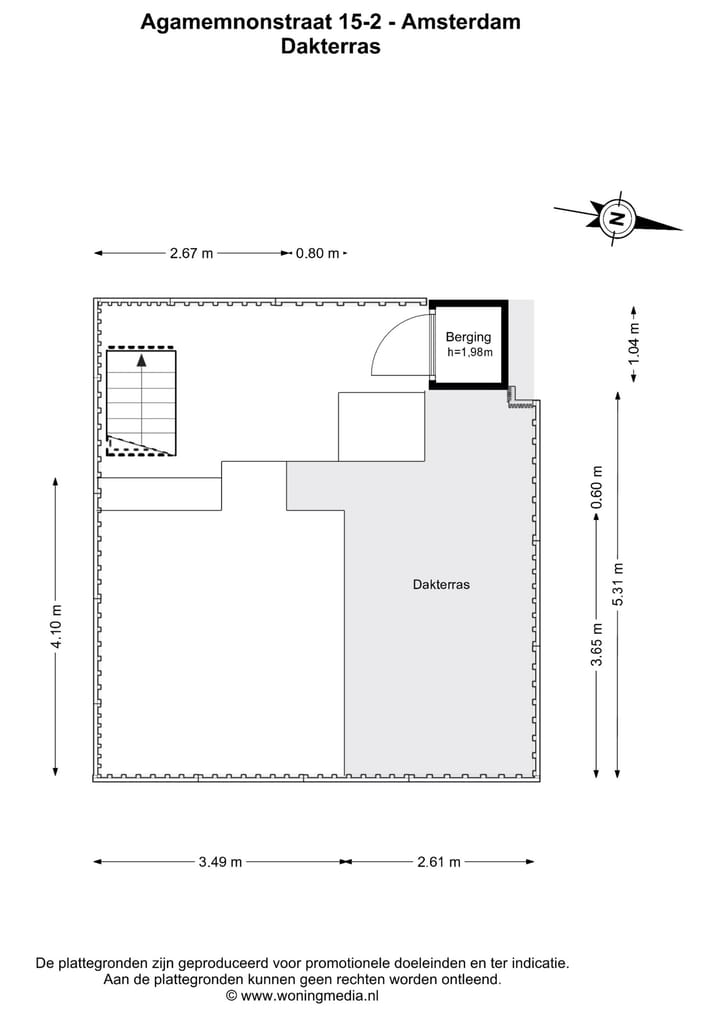 Foto 30 van Agamemnonstraat 15-2