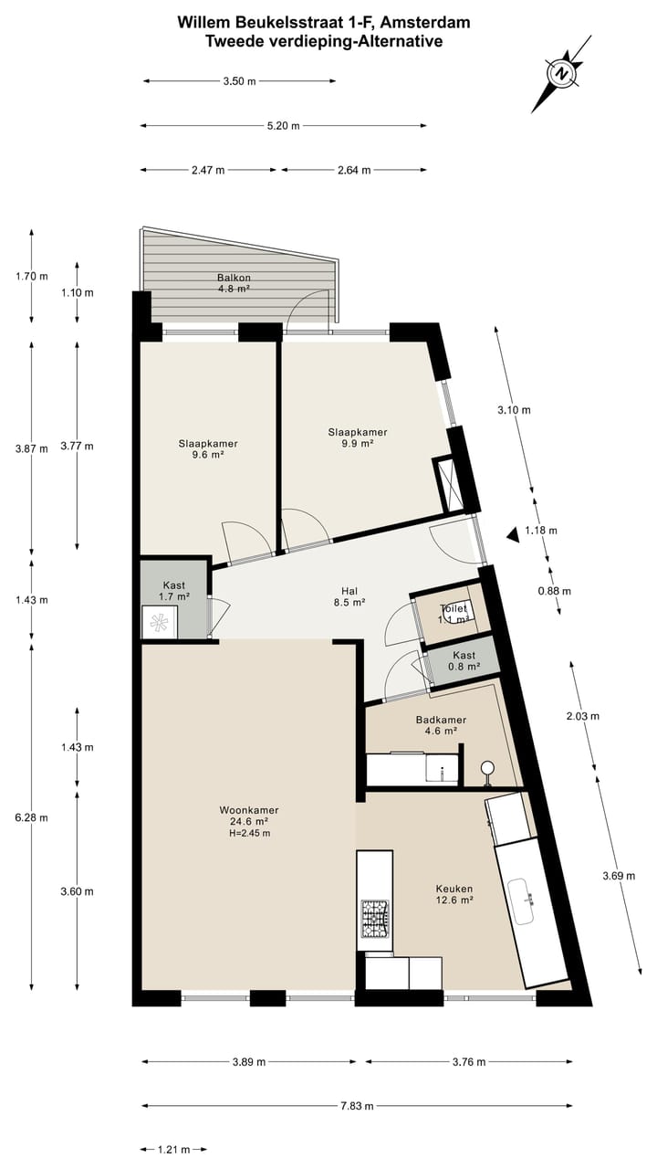 Foto 29 van Willem Beukelsstraat 1-F