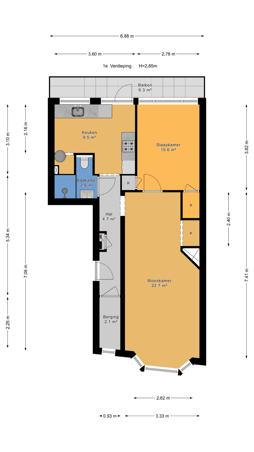 Foto 31 van Marcelisstraat 82-B